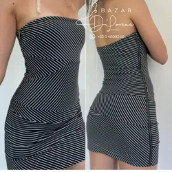 Vestido straple