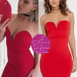 Vestido tipo corsé 