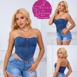 Corset de mezclilla 