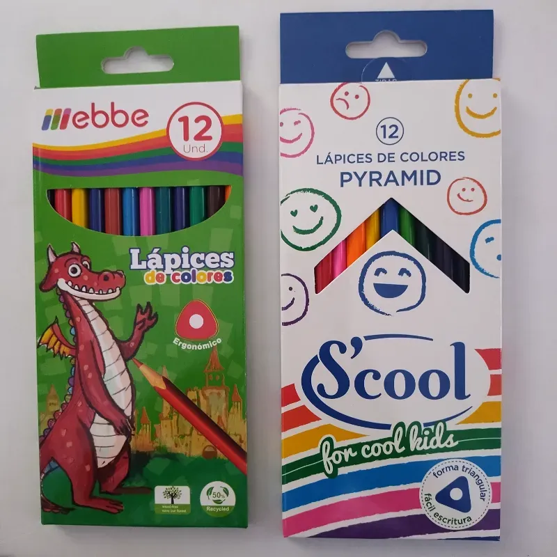 Cajas de colores