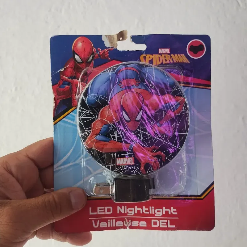 Lámpara LED Spiderman