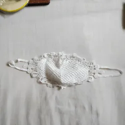 Máscara facial de encaje