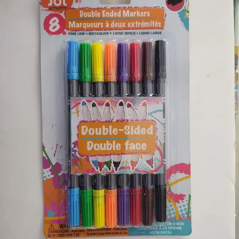 Plumones de doble punta