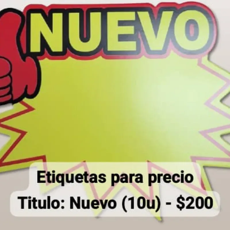 Etiquetas para precio