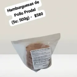 Hamburguesas de Pollo (Prodal) - 500g 5u
