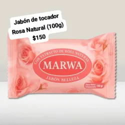 Jabón de Tocador Rosa Natural (100g)