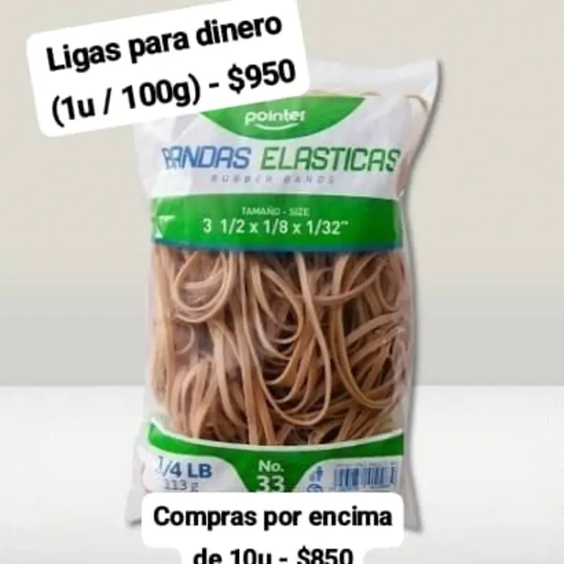 Ligas para dinero (100g)