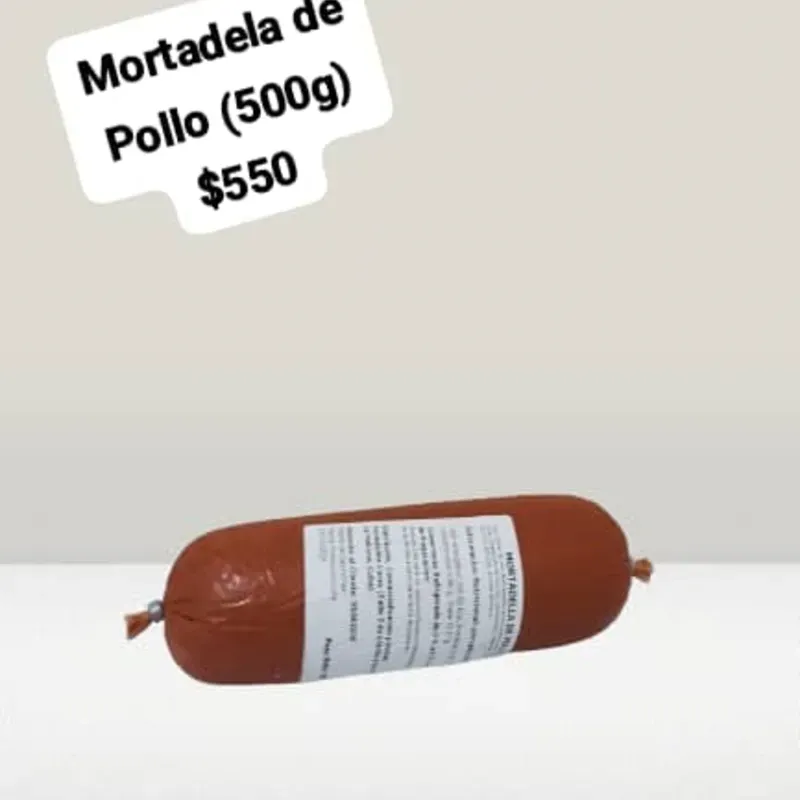 Mortadela de pollo 500g