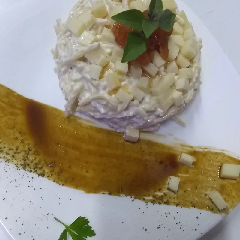 Ensalada Fría queso gouda 