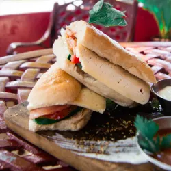 Sandwich de queso blanco 