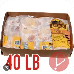 Cajas de pollo 40 libras muslo contramuslos