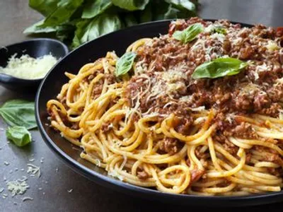 Espaguetis  Mixto de Carne