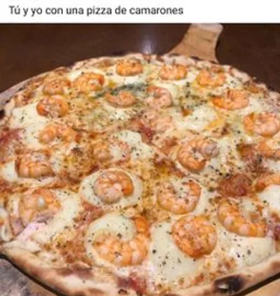 G-Pizza con Camarones