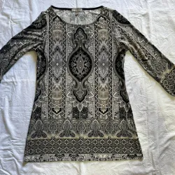 Blusa Estampado 3/4 Talla S