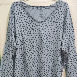 Enguatada de flores Pequeñas Talla 1X