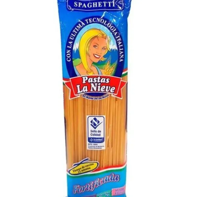 Espaguettis Marca La Nieve