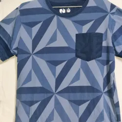 Pullover de Hombre Gris Azulado Talla M