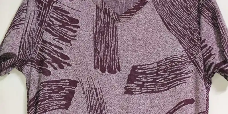 Pullover de Hombre Rojo Vino cuello V Talla S