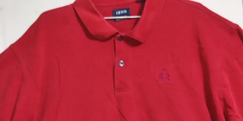 Pullover de Hombre Rojo de Cuello Talla XL