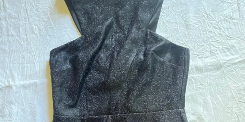 Vestido Negro Azul (Para eventos o galas) Talla M