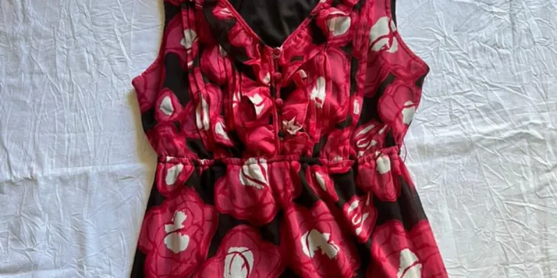 Vestido Rojo Talla XS