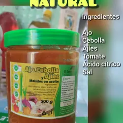 AJO, CEBOLLAS, AJÍES EN ACEITE