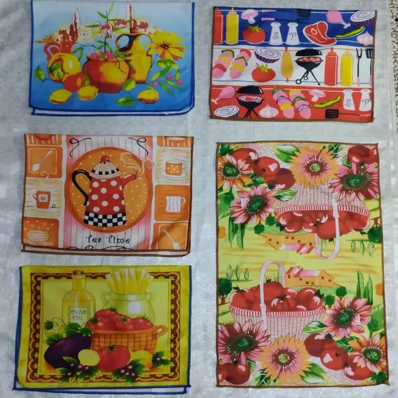 TOALLAS CON ESTAMPADO PARA COCINA