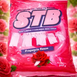 Detergente STB fragancia ROSAS de 500 g 