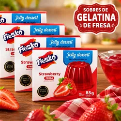 Gelatina de Fresa