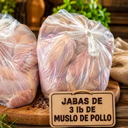 Jabas de muslo de pollo