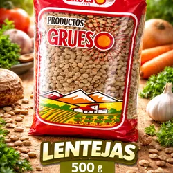 Lentejas de 500 g