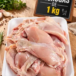 Pechuga de Pollo con Piel y Hueso