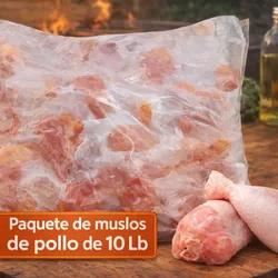 Pollo paquete de 10 lb de muslos 