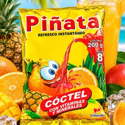 Refresco Piñata de Coctel