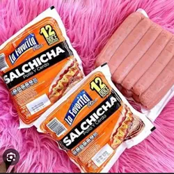 Salchicha paquetes de 12 unidades 
