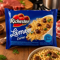 Sopa instantánea de carne