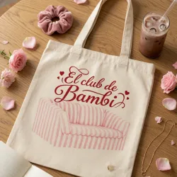 Bolso de lienzo con el logo de la tienda 🎀