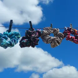 Scrunchies estampadas