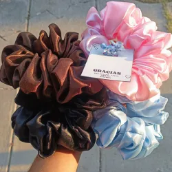 Scrunchies satinadas
