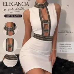 Vestido blanco estilo elegante ✨