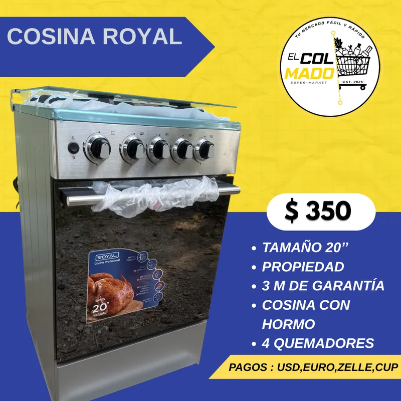 COSINA CON HORNO ROYAL