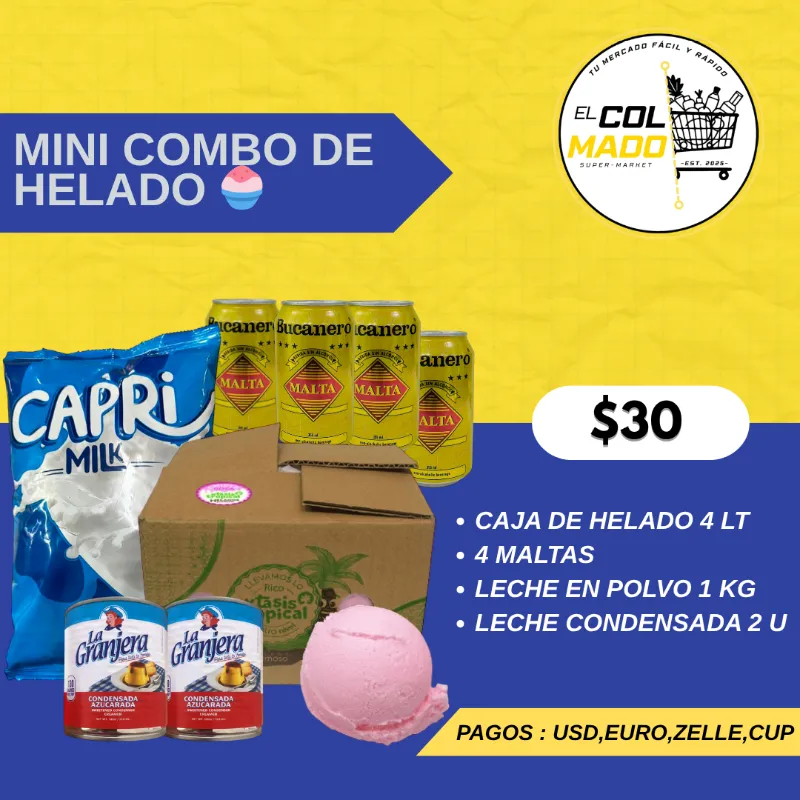 MINI COMBO DE HELADO 
