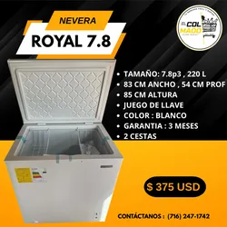 NEVERA ROYAL 7.8 PIES