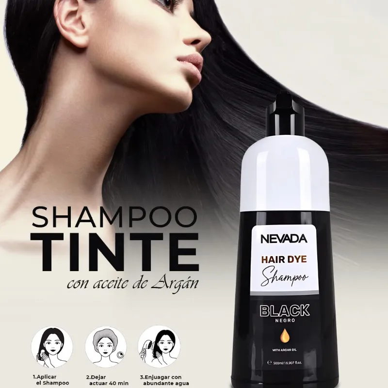 Champú tinte negro