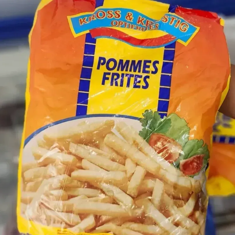 Papas prefritas de 2.5 kilogramos 