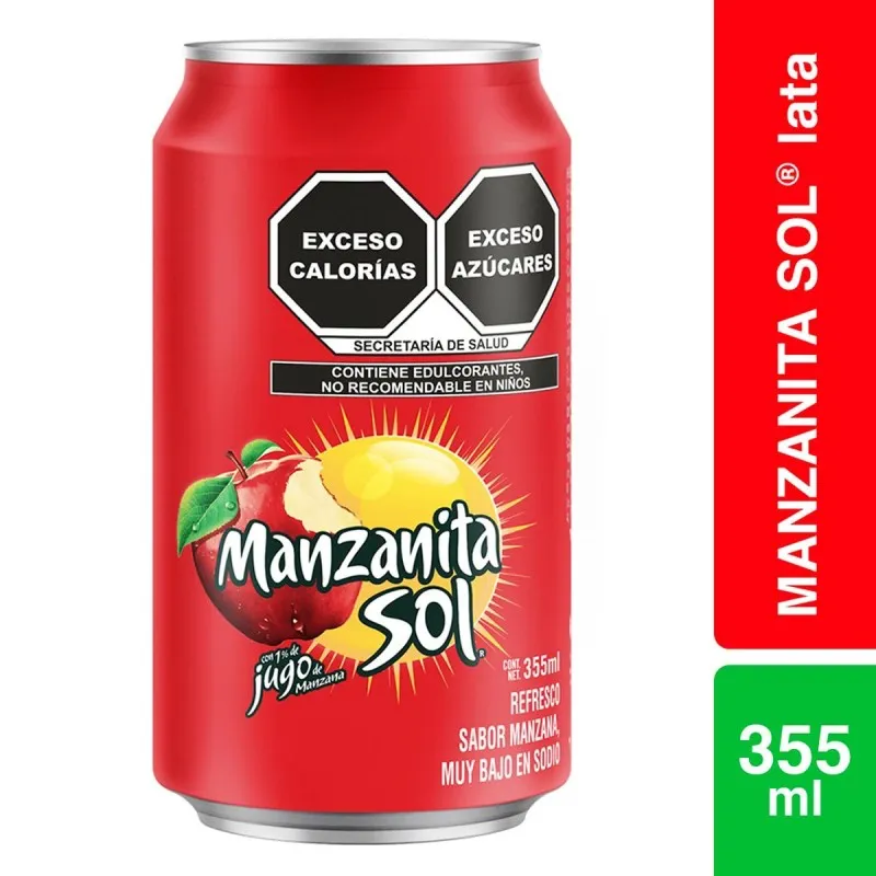 Refresco de manzana 