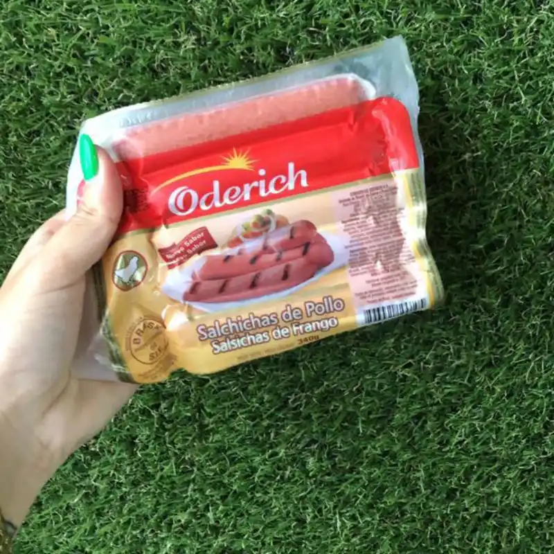 Salchichas de pollo 