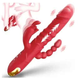 Dildo Vibratorio de Empuje