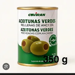 Aceitunas verdes rellenas de anchoa Coviran 
