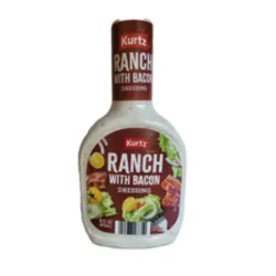 Aderezo ranchero con sabor a bacon 